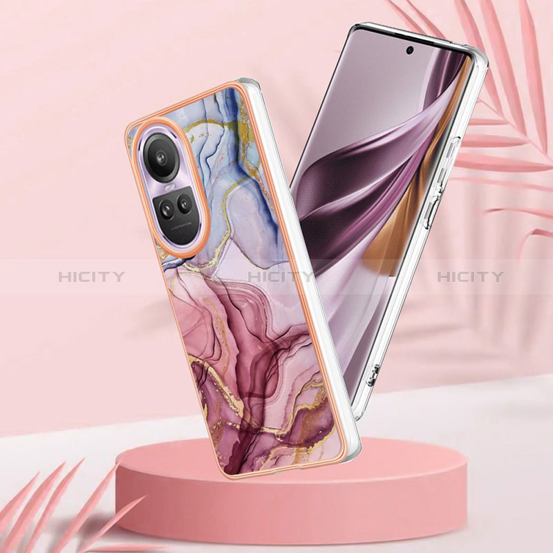 Handyhülle Silikon Hülle Gummi Schutzhülle Flexible Modisch Muster YB1 für Oppo Reno10 Pro+ Plus 5G