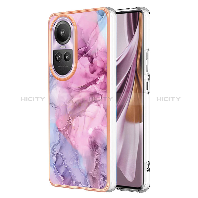 Handyhülle Silikon Hülle Gummi Schutzhülle Flexible Modisch Muster YB1 für Oppo Reno10 Pro+ Plus 5G