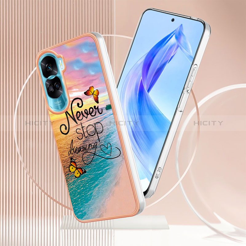 Handyhülle Silikon Hülle Gummi Schutzhülle Flexible Modisch Muster YB3 für Huawei Honor 90 Lite 5G