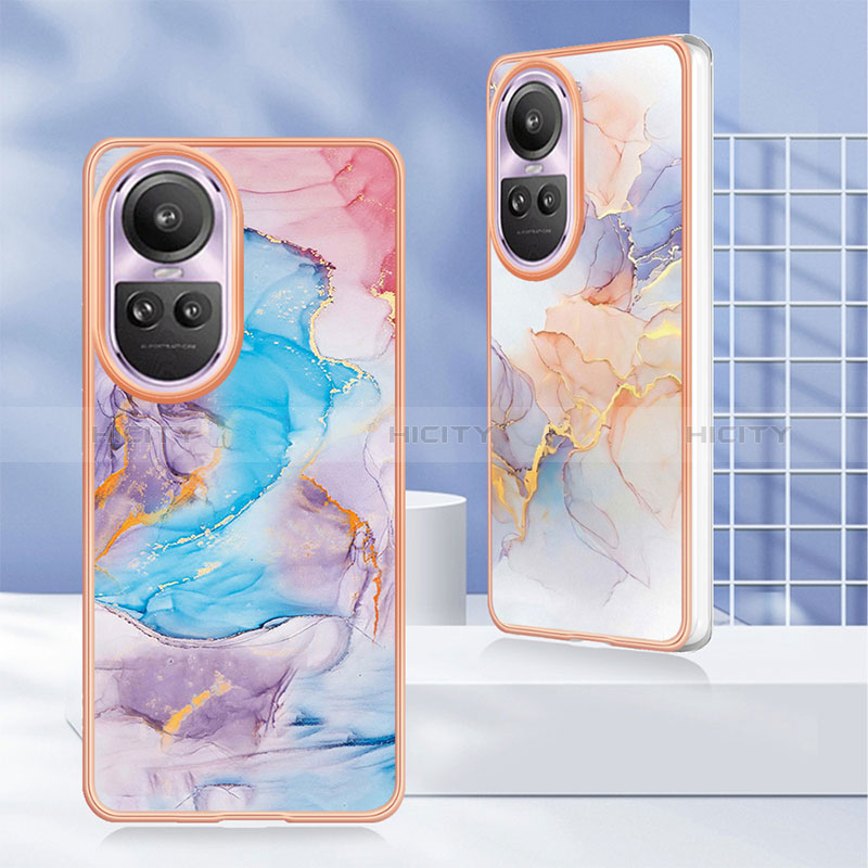 Handyhülle Silikon Hülle Gummi Schutzhülle Flexible Modisch Muster YB3 für Oppo Reno10 Pro 5G groß