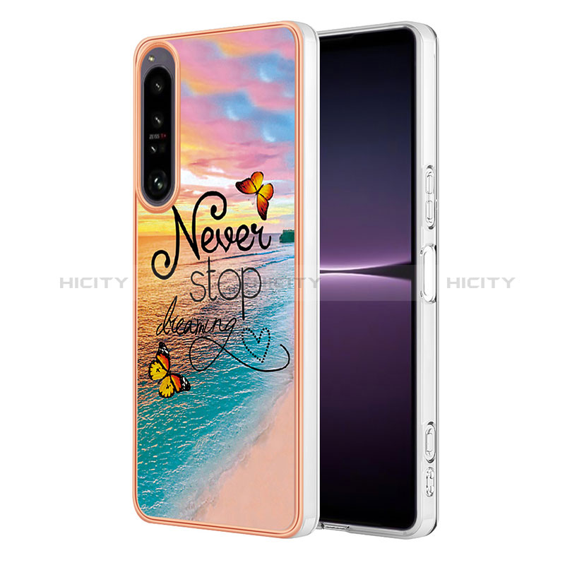 Handyhülle Silikon Hülle Gummi Schutzhülle Flexible Modisch Muster YB4 für Sony Xperia 1 IV