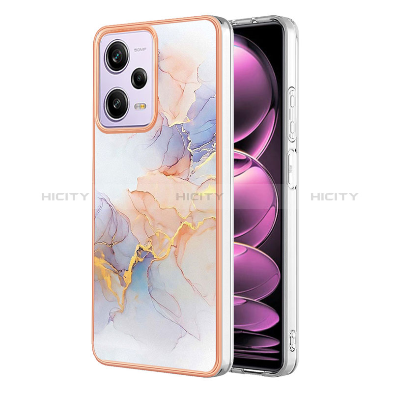 Handyhülle Silikon Hülle Gummi Schutzhülle Flexible Modisch Muster YB4 für Xiaomi Redmi Note 12 Pro 5G groß