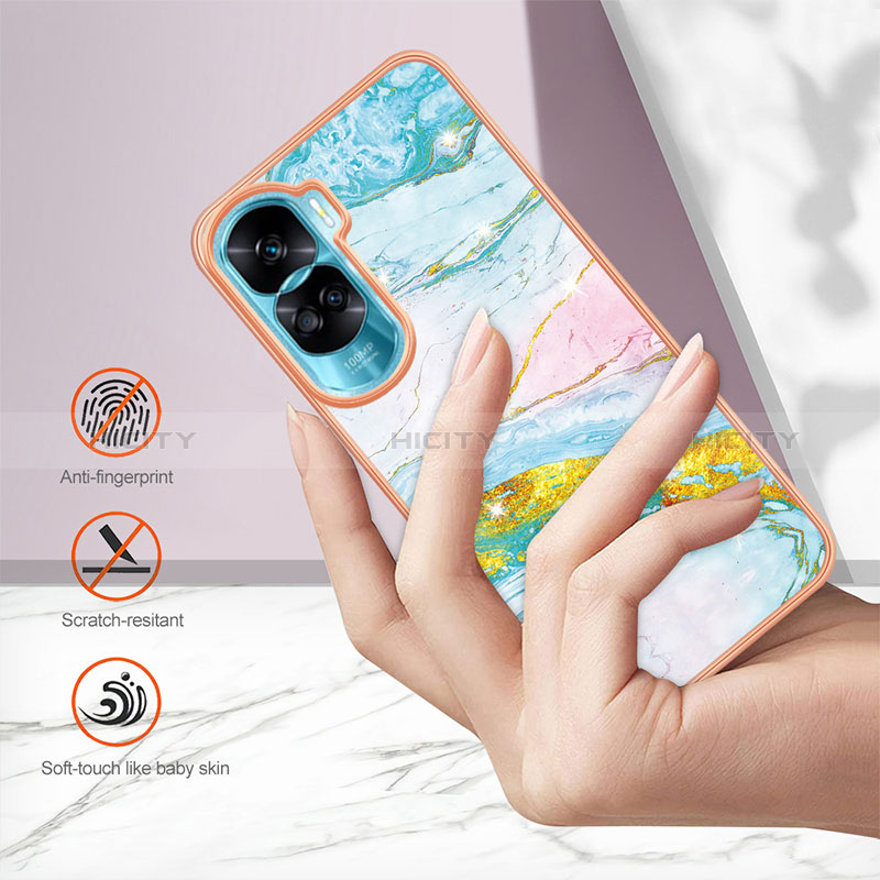 Handyhülle Silikon Hülle Gummi Schutzhülle Flexible Modisch Muster YB5 für Huawei Honor 90 Lite 5G