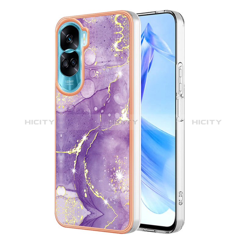 Handyhülle Silikon Hülle Gummi Schutzhülle Flexible Modisch Muster YB5 für Huawei Honor 90 Lite 5G groß