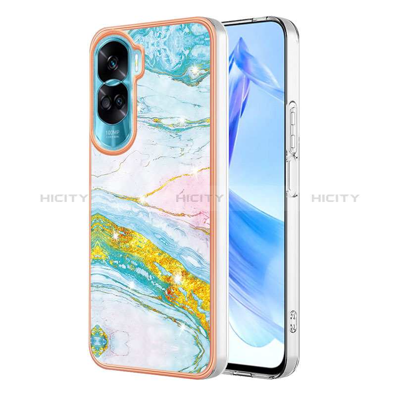 Handyhülle Silikon Hülle Gummi Schutzhülle Flexible Modisch Muster YB5 für Huawei Honor 90 Lite 5G Bunt Plus