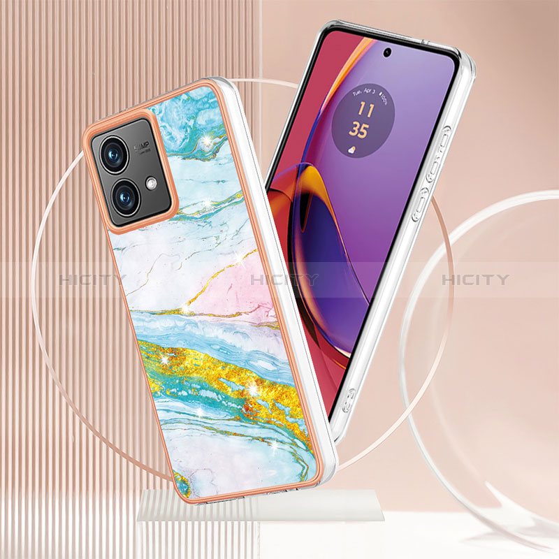 Handyhülle Silikon Hülle Gummi Schutzhülle Flexible Modisch Muster YB5 für Motorola Moto G84 5G