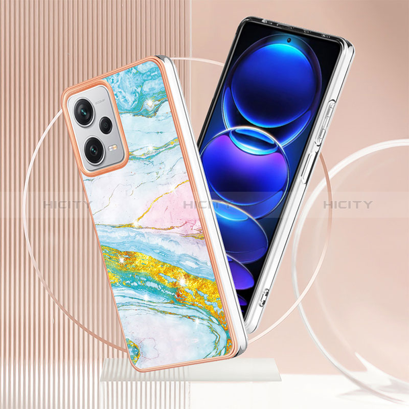 Handyhülle Silikon Hülle Gummi Schutzhülle Flexible Modisch Muster YB5 für Xiaomi Redmi Note 12 Explorer groß