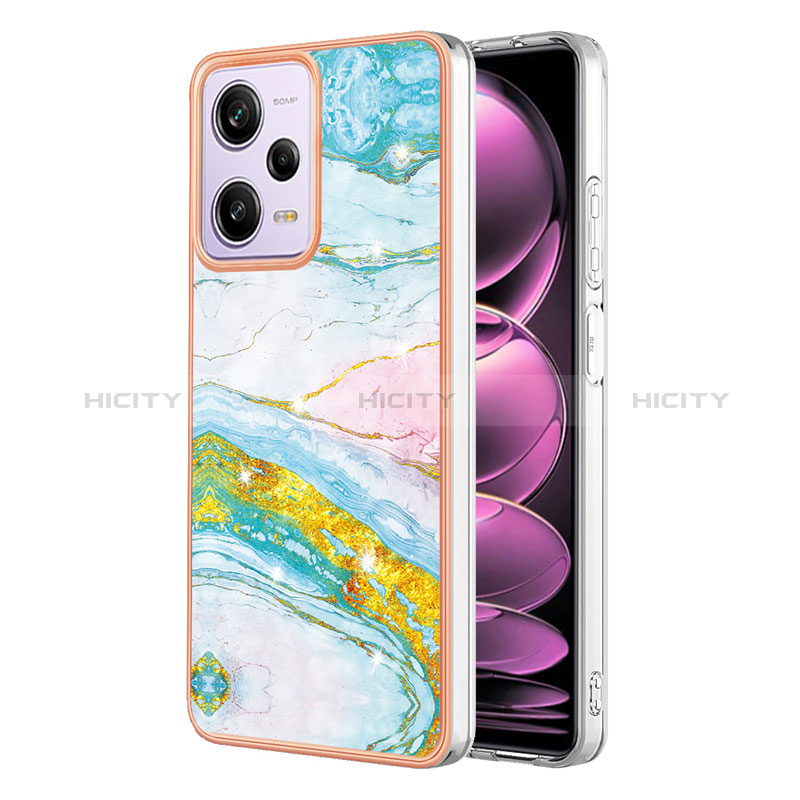 Handyhülle Silikon Hülle Gummi Schutzhülle Flexible Modisch Muster YB5 für Xiaomi Redmi Note 12 Pro 5G Bunt