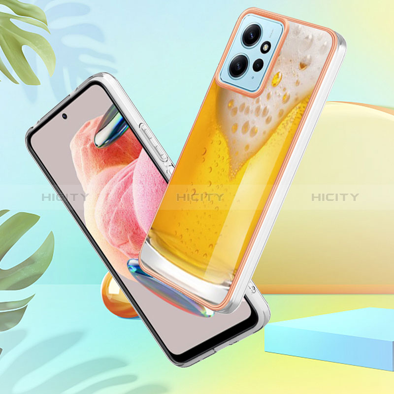 Handyhülle Silikon Hülle Gummi Schutzhülle Flexible Modisch Muster YB6 für Xiaomi Redmi Note 12 4G groß