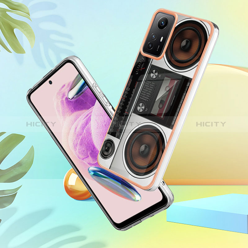 Handyhülle Silikon Hülle Gummi Schutzhülle Flexible Modisch Muster YB6 für Xiaomi Redmi Note 12S