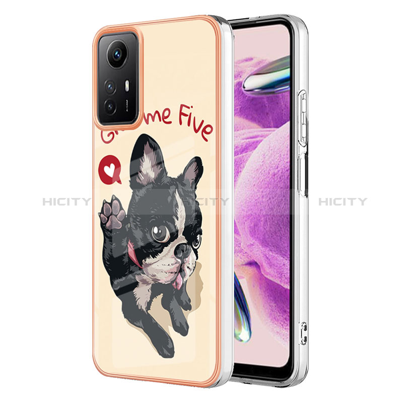 Handyhülle Silikon Hülle Gummi Schutzhülle Flexible Modisch Muster YB6 für Xiaomi Redmi Note 12S