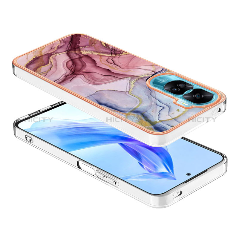 Handyhülle Silikon Hülle Gummi Schutzhülle Flexible Modisch Muster YB7 für Huawei Honor 90 Lite 5G groß