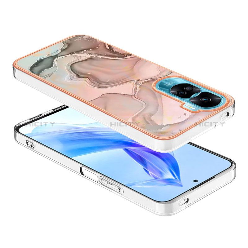 Handyhülle Silikon Hülle Gummi Schutzhülle Flexible Modisch Muster YB7 für Huawei Honor 90 Lite 5G groß