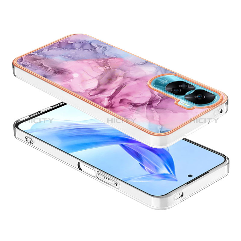 Handyhülle Silikon Hülle Gummi Schutzhülle Flexible Modisch Muster YB7 für Huawei Honor 90 Lite 5G groß