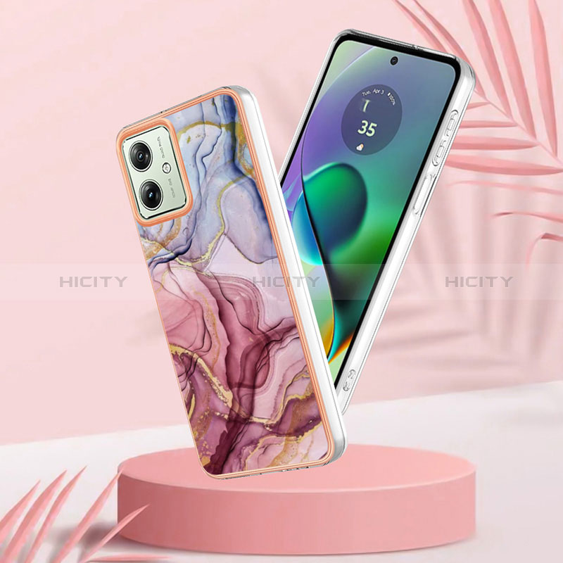 Handyhülle Silikon Hülle Gummi Schutzhülle Flexible Modisch Muster YB7 für Motorola Moto G54 5G