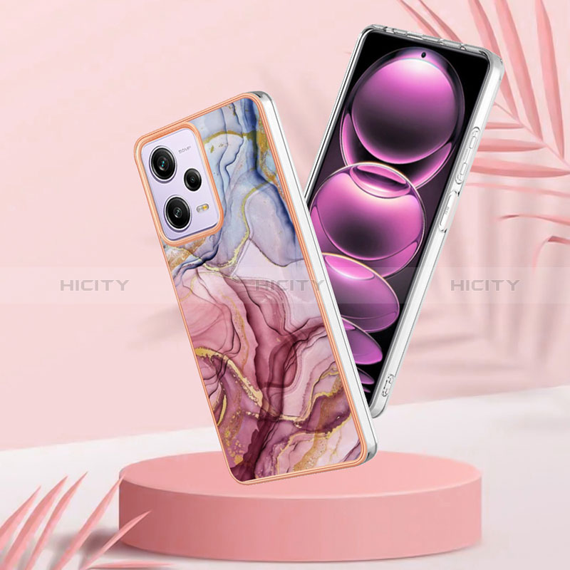 Handyhülle Silikon Hülle Gummi Schutzhülle Flexible Modisch Muster YB7 für Xiaomi Redmi Note 12 Pro 5G groß