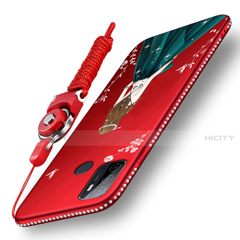 Handyhülle Silikon Hülle Gummi Schutzhülle Flexible Motiv Kleid Mädchen für Oppo A33