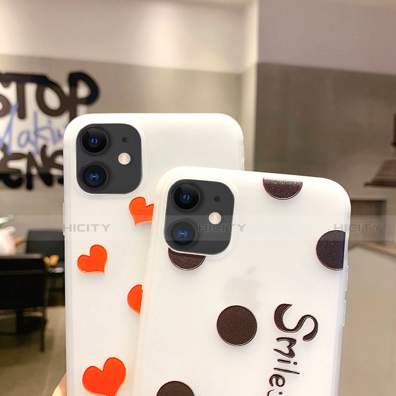 Handyhülle Silikon Hülle Gummi Schutzhülle Liebe Herz S02 für Apple iPhone 11 groß