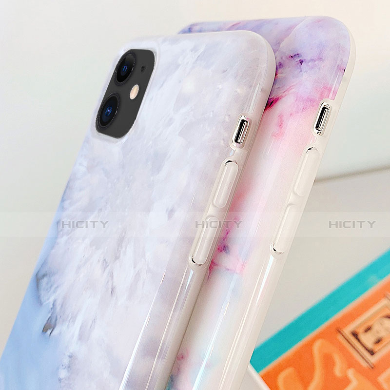 Handyhülle Silikon Hülle Gummi Schutzhülle Modisch Muster S04 für Apple iPhone 11 groß