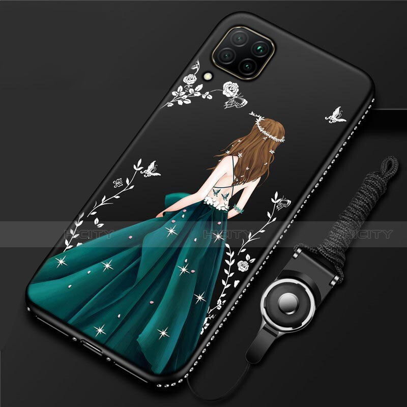 Handyhülle Silikon Hülle Gummi Schutzhülle Motiv Kleid Mädchen für Huawei Nova 6 SE