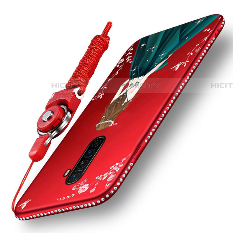 Handyhülle Silikon Hülle Gummi Schutzhülle Motiv Kleid Mädchen für Realme X2 Pro