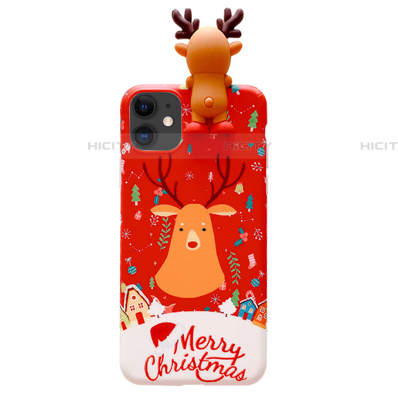 Handyhülle Silikon Hülle Gummi Schutzhülle Weihnachten C03 für Apple iPhone 11 groß