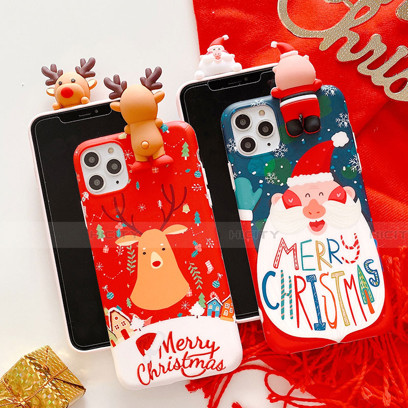 Handyhülle Silikon Hülle Gummi Schutzhülle Weihnachten C03 für Apple iPhone 11 Pro Max