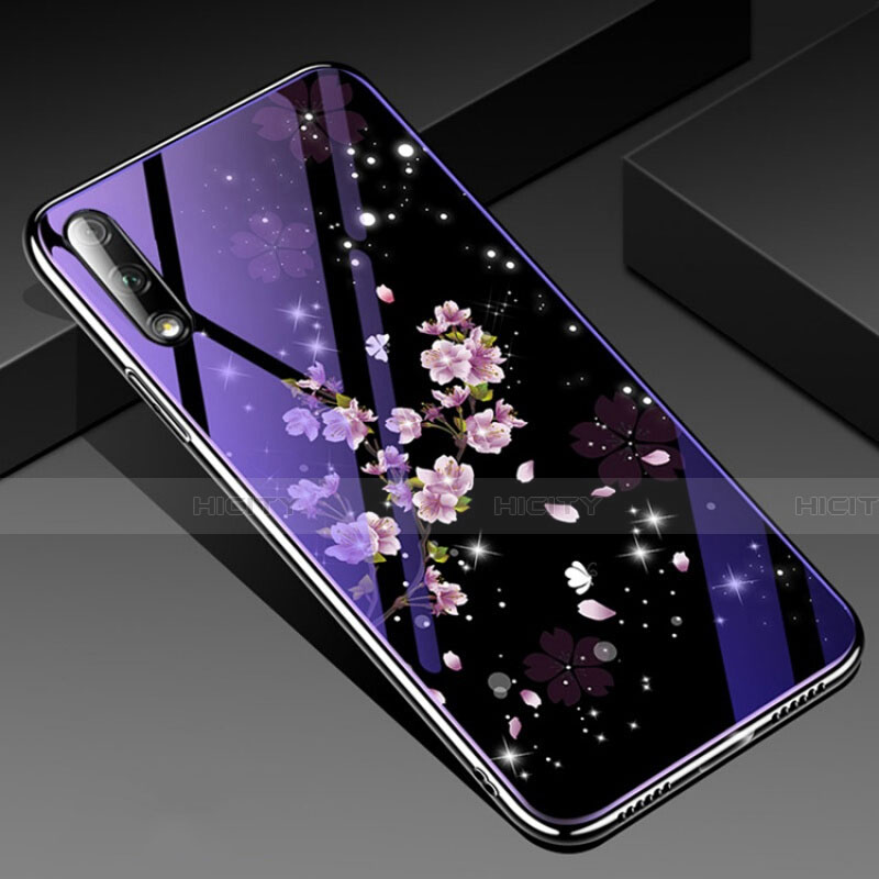 Handyhülle Silikon Hülle Rahmen Schutzhülle Spiegel Blumen für Huawei Honor 9X