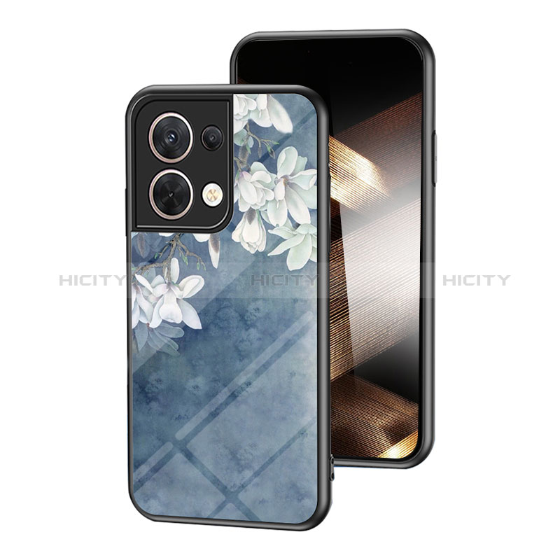 Handyhülle Silikon Hülle Rahmen Schutzhülle Spiegel Blumen für Xiaomi Redmi Note 13 5G