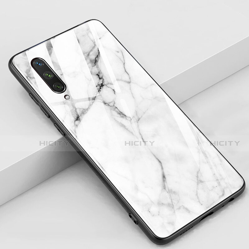 Handyhülle Silikon Hülle Rahmen Schutzhülle Spiegel Blumen K03 für Xiaomi Mi A3