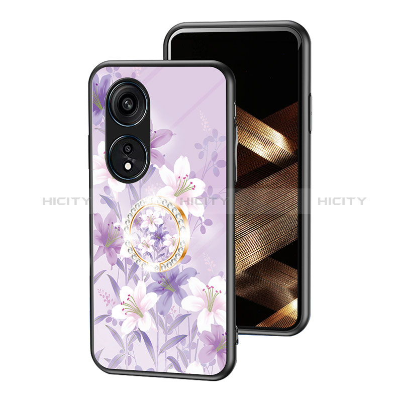 Handyhülle Silikon Hülle Rahmen Schutzhülle Spiegel Blumen S01 für Huawei Honor X5 Plus groß