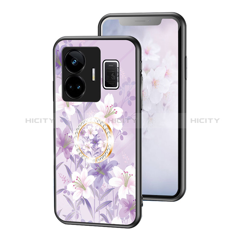 Handyhülle Silikon Hülle Rahmen Schutzhülle Spiegel Blumen S01 für Realme GT Neo5 240W 5G groß