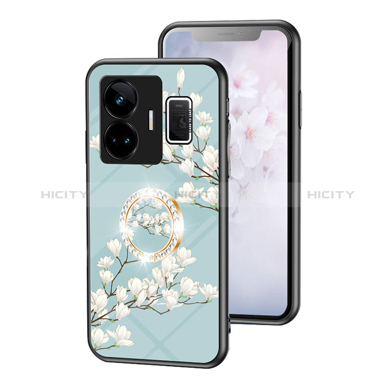 Handyhülle Silikon Hülle Rahmen Schutzhülle Spiegel Blumen S01 für Realme GT Neo5 240W 5G groß