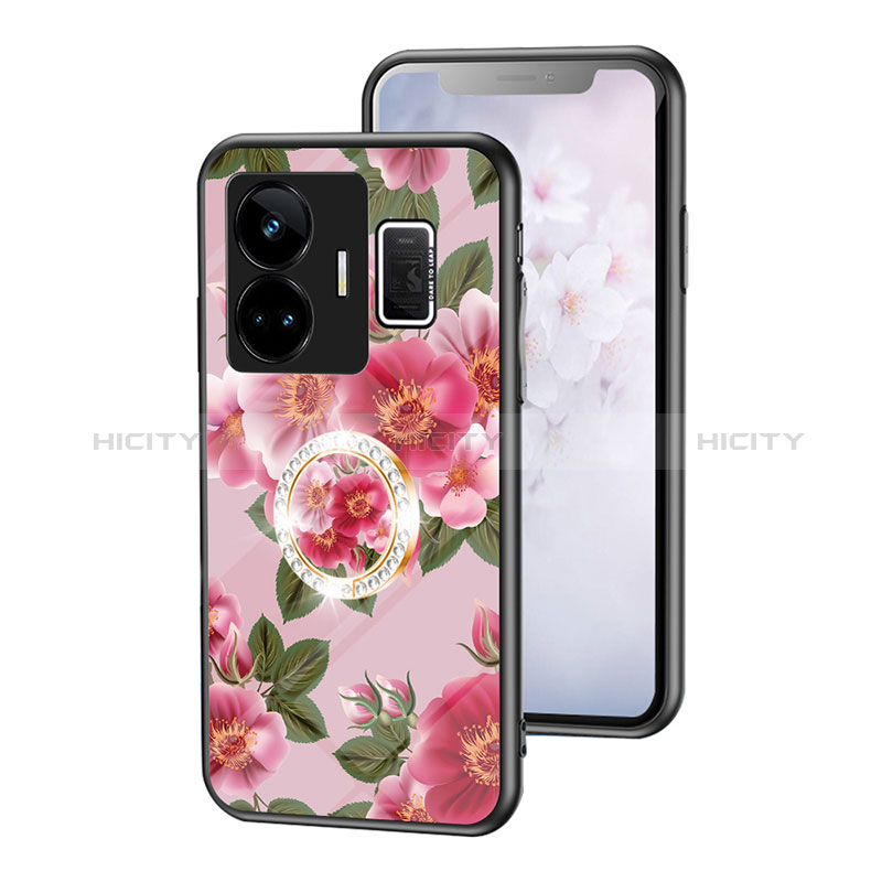 Handyhülle Silikon Hülle Rahmen Schutzhülle Spiegel Blumen S01 für Realme GT Neo5 240W 5G groß