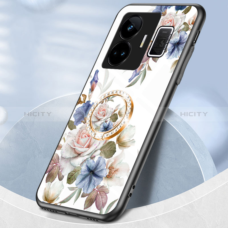 Handyhülle Silikon Hülle Rahmen Schutzhülle Spiegel Blumen S01 für Realme GT Neo5 240W 5G