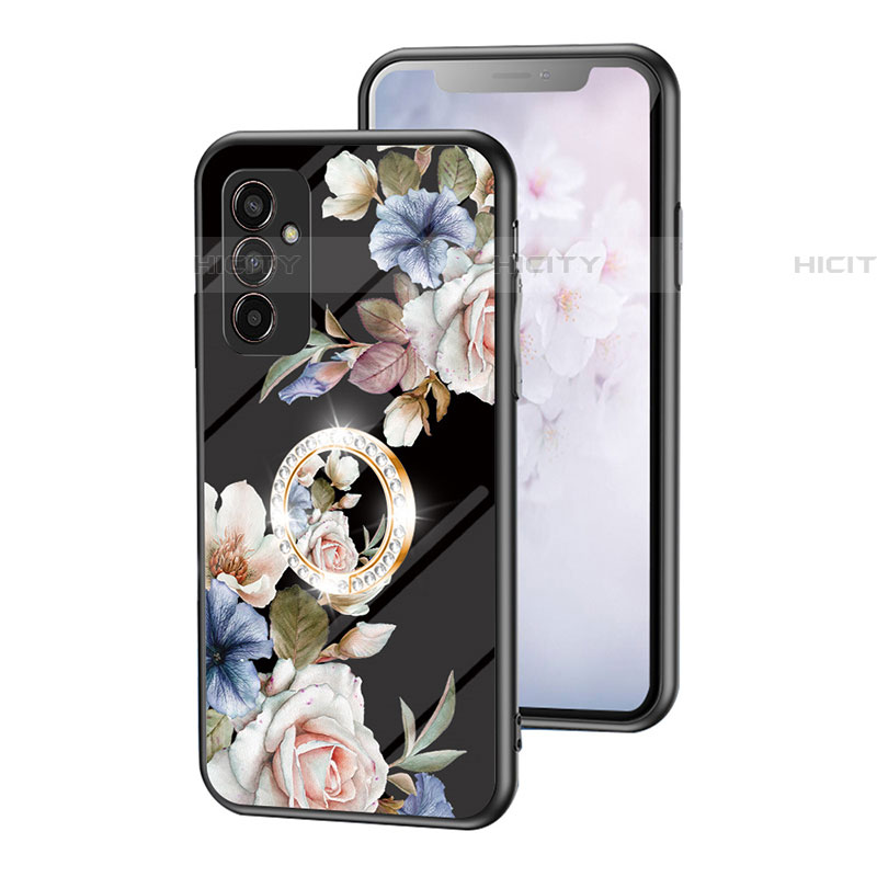 Handyhülle Silikon Hülle Rahmen Schutzhülle Spiegel Blumen S01 für Samsung Galaxy F13 4G