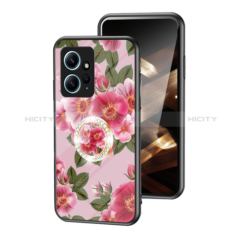 Handyhülle Silikon Hülle Rahmen Schutzhülle Spiegel Blumen S01 für Xiaomi Redmi Note 12 4G