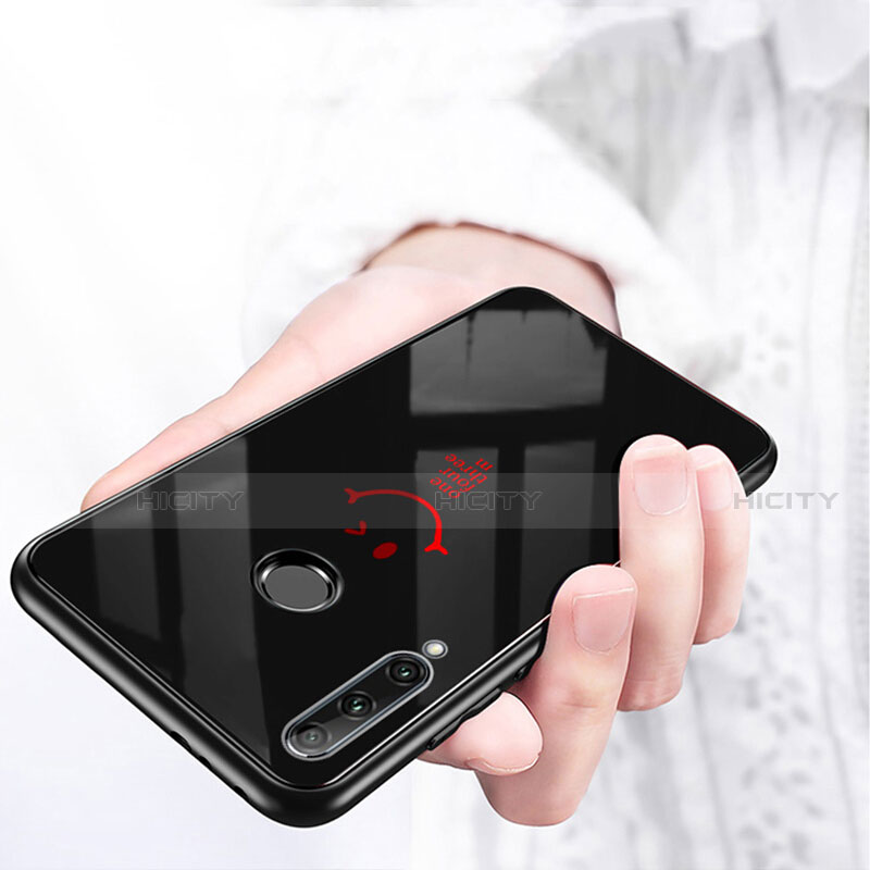 Handyhülle Silikon Hülle Rahmen Schutzhülle Spiegel Modisch Muster für Huawei P Smart+ Plus (2019)