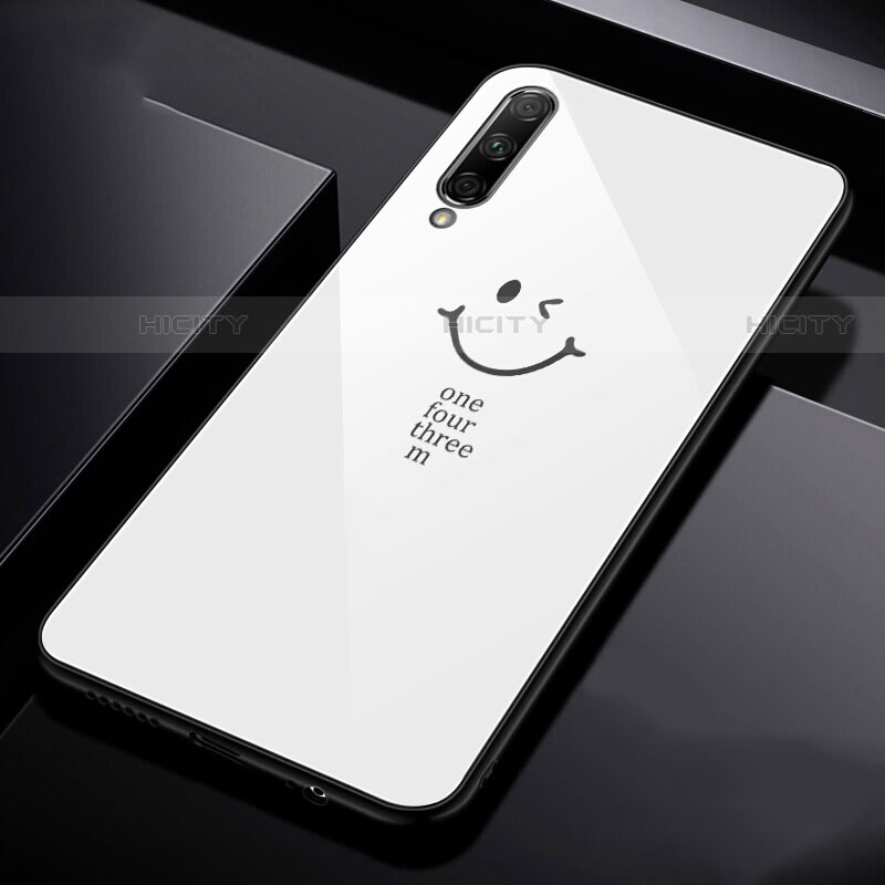 Handyhülle Silikon Hülle Rahmen Schutzhülle Spiegel Modisch Muster für Huawei P Smart Pro (2019) groß