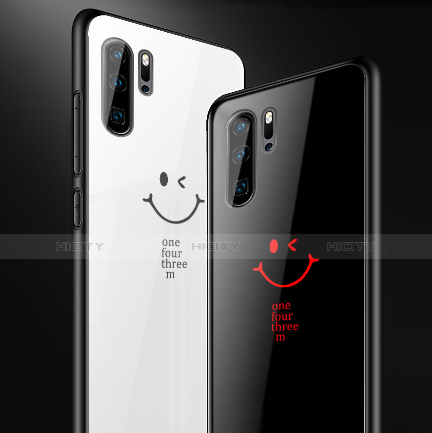 Handyhülle Silikon Hülle Rahmen Schutzhülle Spiegel Modisch Muster für Huawei P30 Pro New Edition