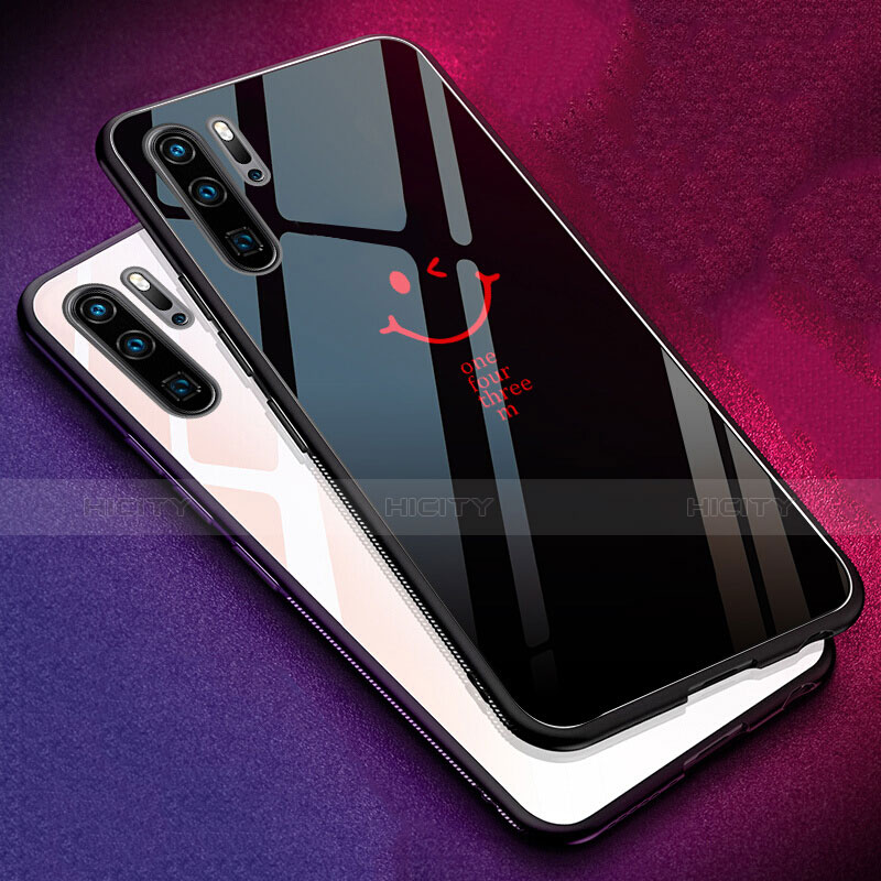 Handyhülle Silikon Hülle Rahmen Schutzhülle Spiegel Modisch Muster für Huawei P30 Pro New Edition