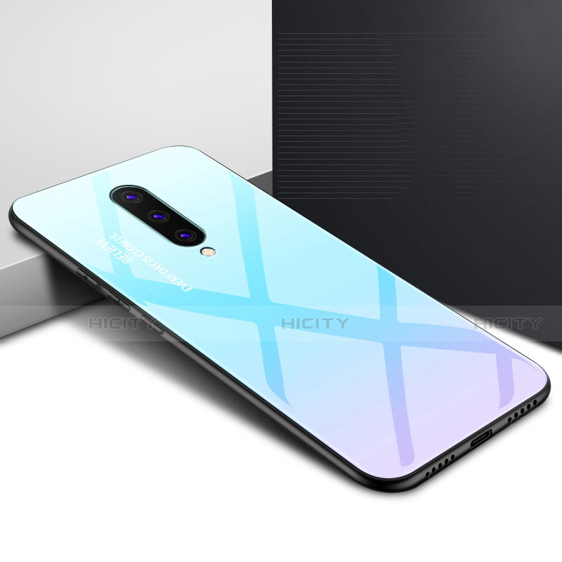 Handyhülle Silikon Hülle Rahmen Schutzhülle Spiegel Modisch Muster für OnePlus 8 groß