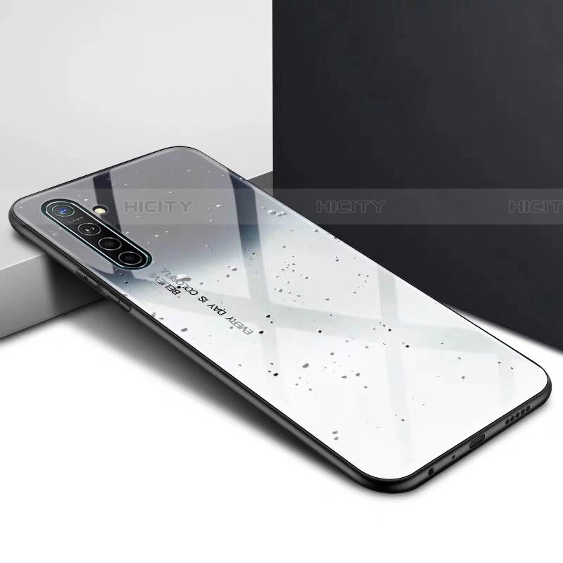 Handyhülle Silikon Hülle Rahmen Schutzhülle Spiegel Modisch Muster für Realme X2