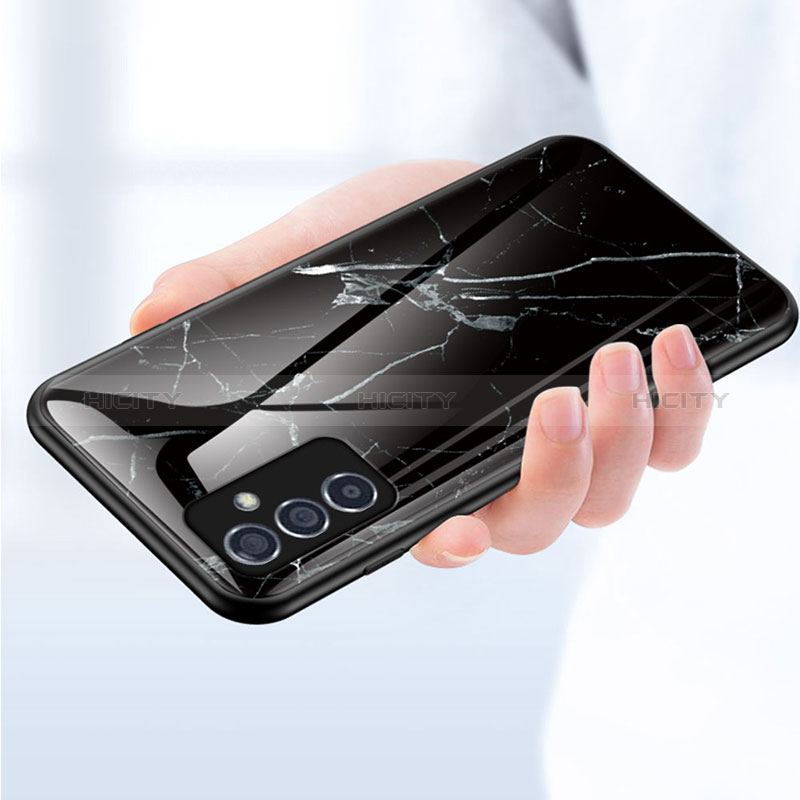 Handyhülle Silikon Hülle Rahmen Schutzhülle Spiegel Modisch Muster für Samsung Galaxy A15 4G groß
