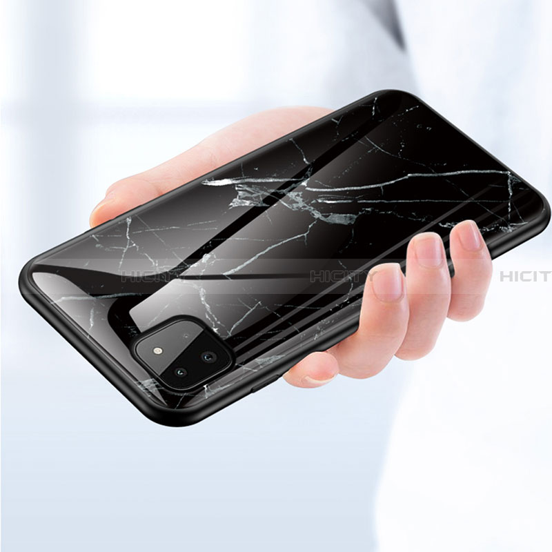 Handyhülle Silikon Hülle Rahmen Schutzhülle Spiegel Modisch Muster für Samsung Galaxy A22 5G