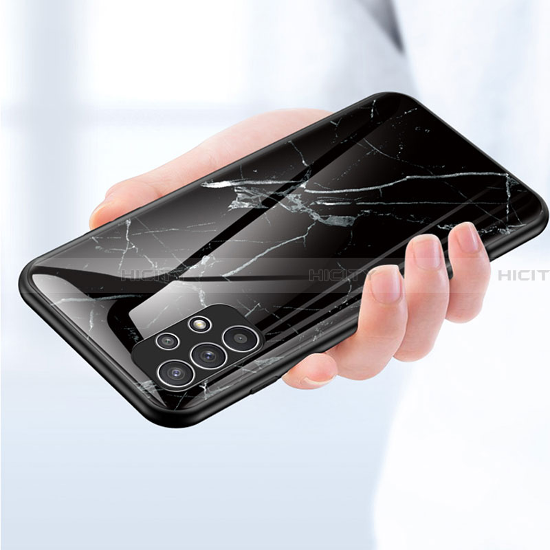 Handyhülle Silikon Hülle Rahmen Schutzhülle Spiegel Modisch Muster für Samsung Galaxy A23 4G