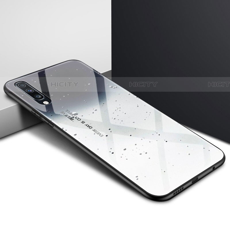 Handyhülle Silikon Hülle Rahmen Schutzhülle Spiegel Modisch Muster für Samsung Galaxy A90 5G groß