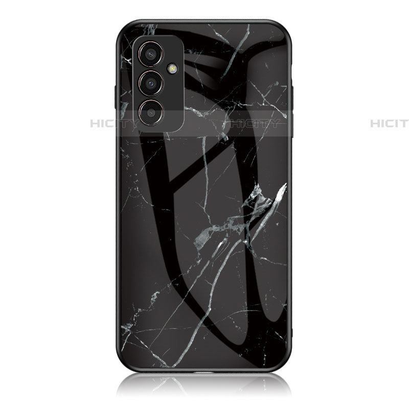 Handyhülle Silikon Hülle Rahmen Schutzhülle Spiegel Modisch Muster für Samsung Galaxy F13 4G Schwarz Plus