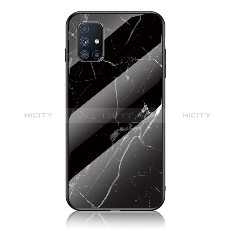 Handyhülle Silikon Hülle Rahmen Schutzhülle Spiegel Modisch Muster für Samsung Galaxy M31s