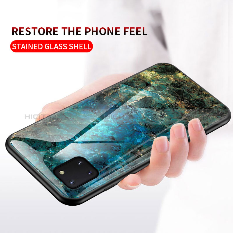 Handyhülle Silikon Hülle Rahmen Schutzhülle Spiegel Modisch Muster für Samsung Galaxy M60s